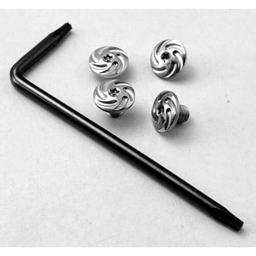 4PCS Durable Stainless Steel Screws with T8 Torx Key Wrench Tool Kit Replacement For beretta 92FS M9 Grips Repair Tool parts