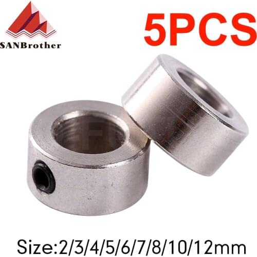 Openbuilds Lock Collar T8 Lead Screw Lock Screw Lock Ring Lock Block Isolation Column 5mm/6mm/8mm for 3D Printer CNC