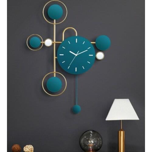 Big Luxury Wall Clock Modern Design Metal Battery Silent Mute Wall Clock Simple Creative Living Room Wandklok Home Decor