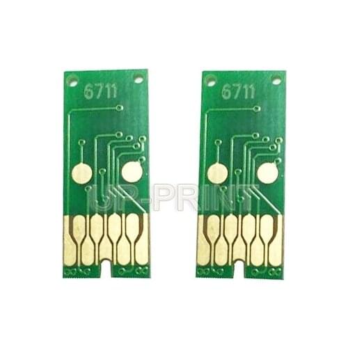 UP 10x T6711 Maintenance Ink tank one time chip For EPSON WorkForce WF-3540 WF-3530 WF-3520 WF-7620 WF-7610 WF-3640 WF-3620