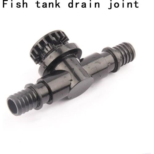 Fish Tank Drain Joint Multi Function Fish Tank Tee Drainage Connectors High Efficient Drain Joint 1 Pcs