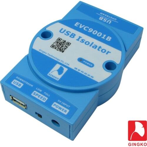 Evc9001b USB magnetic coupling isolator external power supply protection board