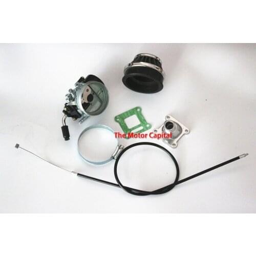 Racing Carb Carburetor Air Filter Assembly For 49cc 50cc 60 66 80cc 2 Stroke Gas Motorized Bike Performance Carburettor New