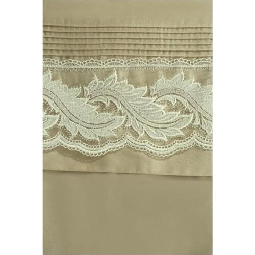 Porio İvy Cappucino Duvet cover set