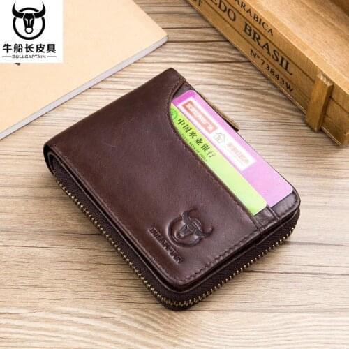 Full-Grain Leather Wallet Cross Leather Multi-Function Casual Driving License Multi-Card Photo Album Purse