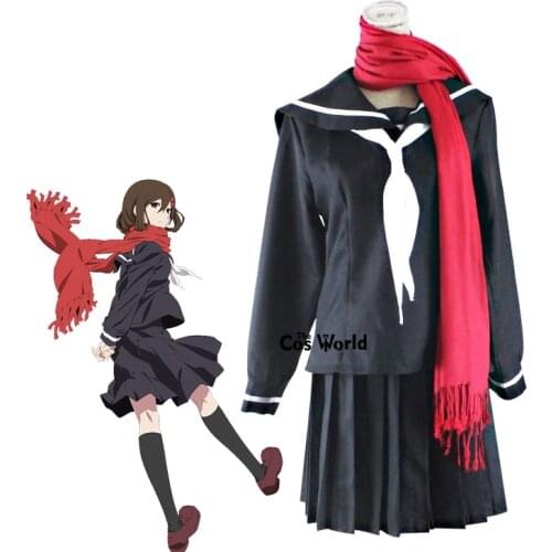 Kagerou Project Tateyama Ayano Sailor Suit School Uniform Students Cloth Tops Skirts Anime Cosplay Costumes