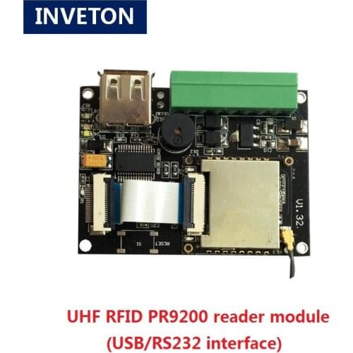 Short reading range USB/RS232/Wiegand mini UHF RFID reader module embedded 0-5dbi micro ceramics antenna