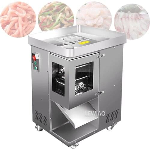 Stainless Steel Meat Cutter Fully Automatic Electric Dicing Machine Minced Meat Shredded Sliced Diced Cutting Tools