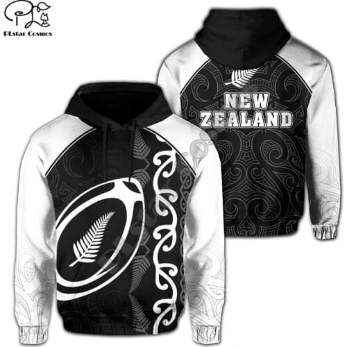 PLstar Cosmos New Zealand Country Maori Aotearoa Tribe Tattoo Symbol 3Dprint Men/Women NewFashion Harajuku Hoodies Pullover B-8