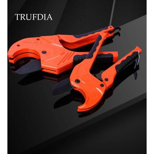 PVC Pipe Cutter 42mm 65mm Aluminum Alloy Body Ratchet Scissors Tube Cutter PVCPlastic gas hose Hose Cutting Hand Tools