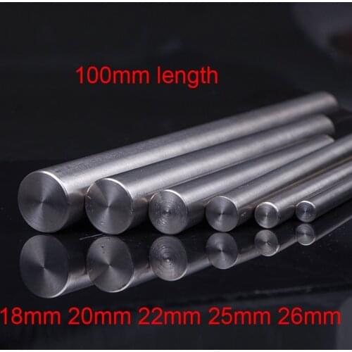 18mm 20mm 22mm 25mm 26mm diameter 100mm length Ti-6AL-4V titanium rod TC4 Titanium alloy bar GR5 BT6 TI strip TAP6400