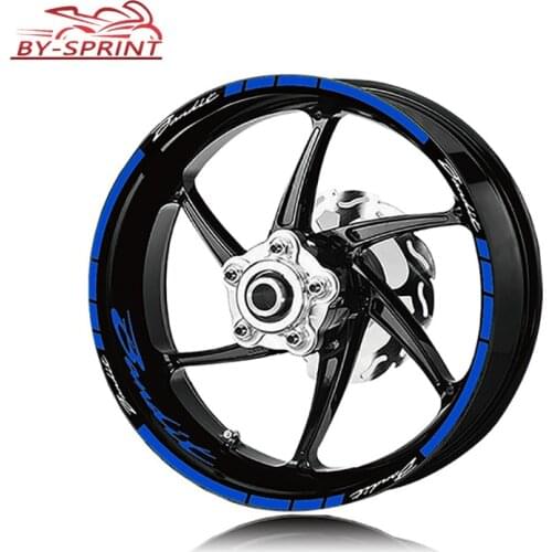 Motorcycle Tire Stickers Suit Film Wheel Reflective Stripe Waterproof Decorative Decals Sticke For Suzuki Bandit 1200 bandit 600
