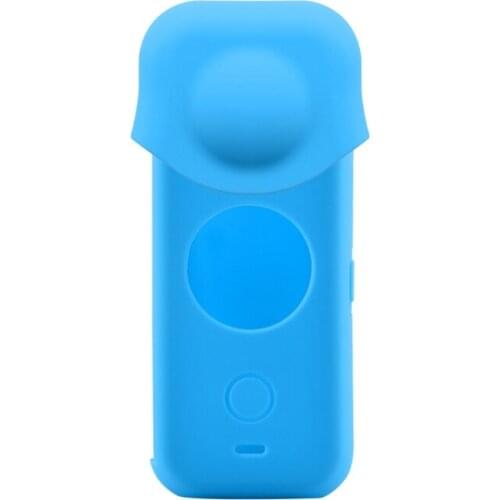 For Insta360- ONE X2 Silicone Protective Lens Cover Panoramic Sports Camera Lens