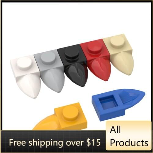 10PCS High-Tech Assemble Particle 9668 1x1 Sharp Corner Board Building Blocks Kit Part Idea DIY Toys For Children Birthday Gifts