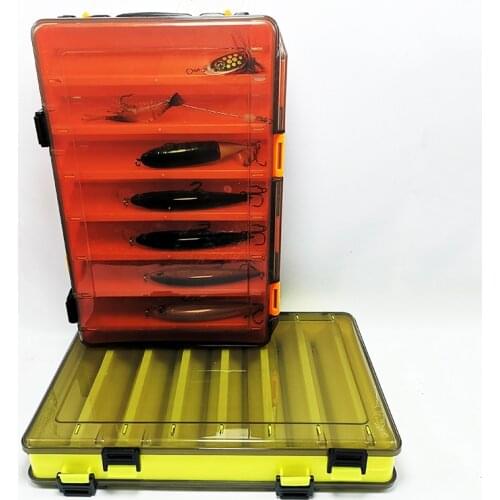 Large-capacity Fishing Tackle Box Double-decker Sub-bait Box Portable Bait Fishing Gear Storage Box