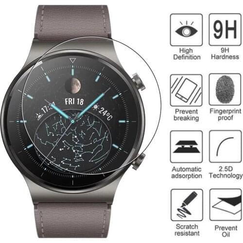 Tempered Glass Protective Film For Huawei Watch GT 2 Pro GT2 Pro Clear Screen Protector Cover HD Film