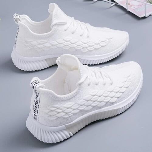 2020 New Women Sneakers Woman Summer Running Shoes Basket Female Vulcanized Womens Casual Flats Walking Shoes Knitting Mesh