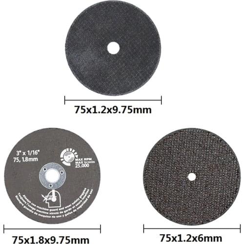 1pc diameter 75mm fiber cutting disc for angle grinder stone cutting disc tile metel circular saw blade