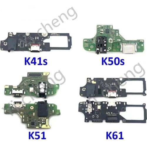 100% Original Charger Board PCB Flex For LG K51 K61 k41S K50s K8 Plus K22 K51s USB Port Connector Dock Charging Board Cable Flex