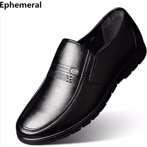 2018 High Quality Men Brand New Sequined Larger Size 38-48 Genuine Real Leather Designer Office Career Business Man Shoes Black
