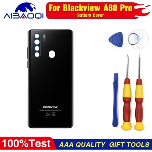 Battery Case Protective Battery Case Back Cover For 6.49 Inch Blackview A80 Pro Phone Perfect Replacement Parts Free Tools