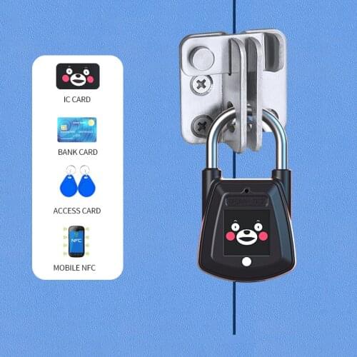 Co-He NFC Padlock IC card Padlock G8 Suitable for backpack, travel bag, drawer, door, wardrobe Black