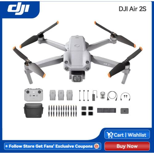 Dji air 2s / air 2s fly plus drone combined with 5.4k video sensor cmos 1 inch 12km 1080p o3 image transmission in stock