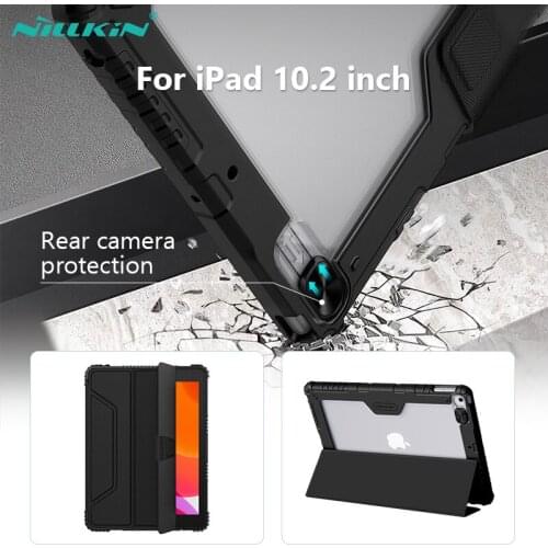 For ipad 8th generation case Nillkin Smart Case For iPad 10.2 inch 2019 2020 Cover ipad Stand 2in1 ipad case with Pencil Holder