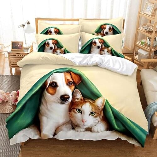 Bedding set duvet cover set 3d bedding digital printing bed linen queen size bedding set fashion design