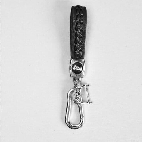 Keychain Leather Key Holder for Car Keys Case Chain Kitting Woven Smart House Organizer for Men Women Personalized Gift