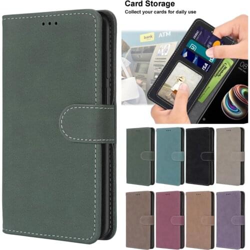 2021 Matte PU Leather Case For Xiaomi Redmi Note 3 4 4X 5 6 7 8 8T 9 9S Pro Note9 Note8 Wallet Flip Card Holder Cover Book Capa