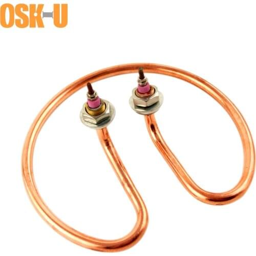 Copper Heating Element M16 Thread Heater Element 220V 2KW/2.5KW/3KW Electric Heating Tube for Electric Heating Bucket