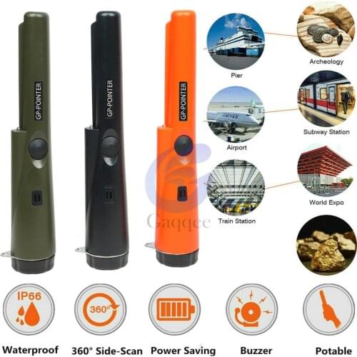 2020 Pinpointing Metal Detector GP-pointer Hand Held Metal Detector Static Alarm with Bracelet