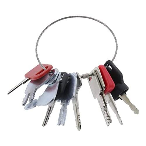 12 Set Construction Key Set/Construction Ignition Keys Sets for Caterpillar For Komastu For Bobcat 83353 166 T250 D250 787