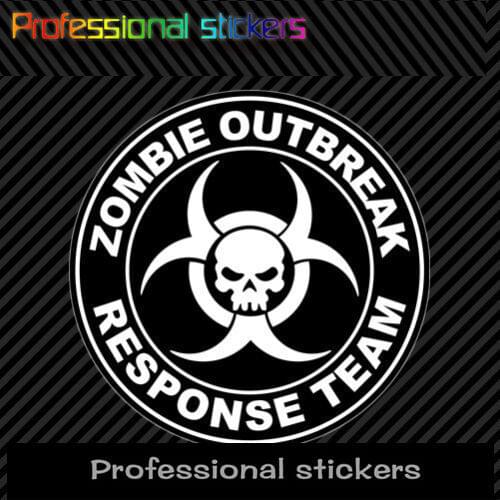 Zombie Outbreak Response Team Sticker Die Cut Decal Hunting United States PVC Waterproof Stickers