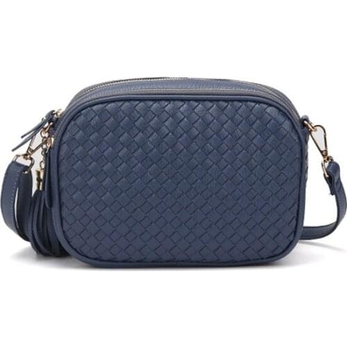 New Designer Small Shoulder Bags Crossbody Luxury Woven Leather Women Messenger Bag Mini Ladies Bags For Women 2019 bolsos mujer