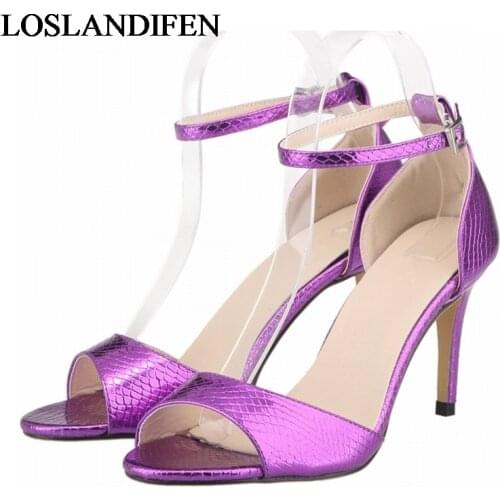 New Arrival Hot-Selling Summer Shoes Sweet Fashion WomenS Sandals Thin Heel Pumps Princess High Heels Women Shoes NLK-A0115