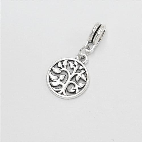 Wholesale Bulk Beads 12pcs Tree of Life Charms Pendants Suitable for Womens Necklace Bracelets Jewelry Making