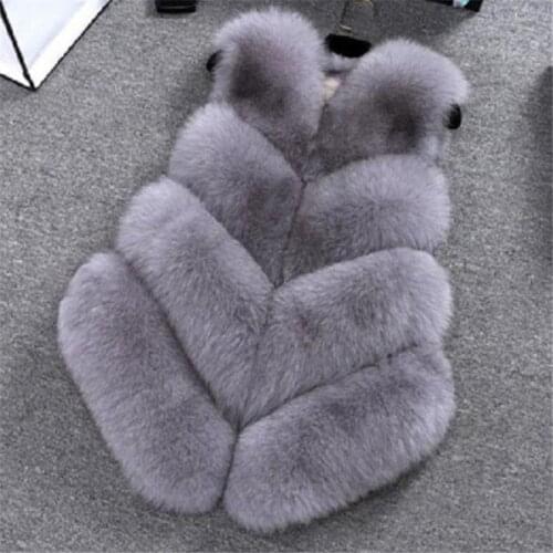 Faux Fur Coat Plus Size Winter Coat Women Manteau Femme Hiver Veste Fourrure Femme Fake Fur Coat Long Fur Coat Faux Fur Vest