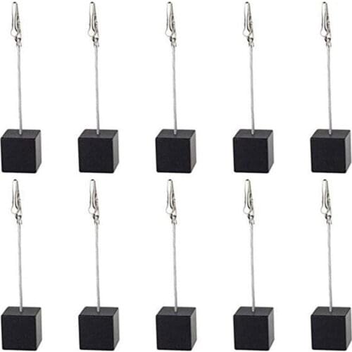 PPYY-10Pcs Table Number Holder Name Place Card Holder Memo Clip Holder Stand Note Holder Pictures Card Paper Menu Clip
