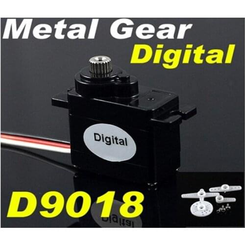 Rctimer D9018MG 9g Metal Gear Digital Servo D9018 for Airplane Helicopter
