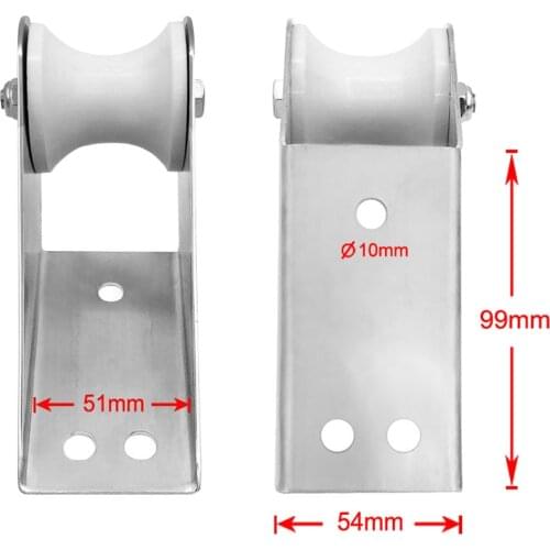 Universal Boat Pivoting Anchor Bow Roller Mount Fixed for Marine Yacht Docking