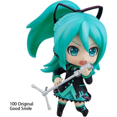 In Stock Good Smile Miku Nendoroid No.1739 Miku If Q Version Kawaii Anime Modle Action Figure Collectile Toys Original Figure