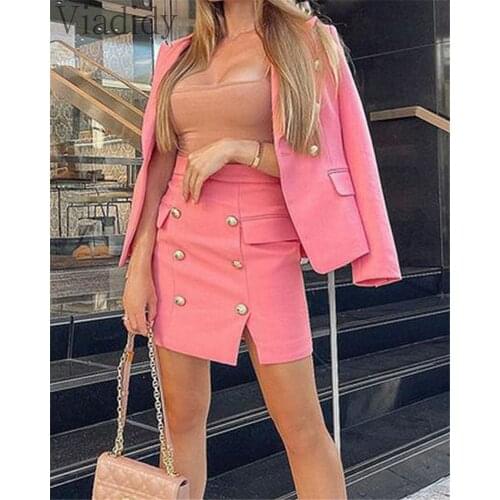 Viadidy Women's Suits With A Skirt