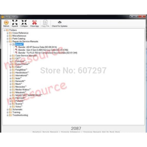 All Truck Parts and Service ,Training Manuals ,Schematic for C AT+Kenworth+V olvo+ISUZU+MACK+Detroit Diesel etc