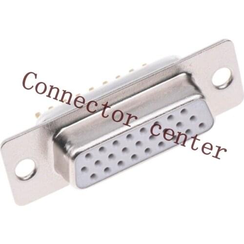 High Quality D-SUB DB Connector 26PIN 3-ROWS Female Full Gold Planted 2U DSUB