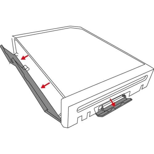 3pcs Gamepad Memory Card Door Slot Covers GC Memory Card Door Cover Replacement for Nintendo Wii Console