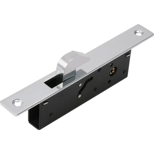 Sliding Door Hook lock Aluminum Alloy Window Locks Anti-Theft Safety Wood Gate Floor Lock With Cross Keys For Wooden door