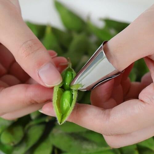 Peeling Bean Artifact Iron Nail Set Dialing Horny Beans Pine Nut Pistachio Peeling Tool Anti-cutting Finger Protector