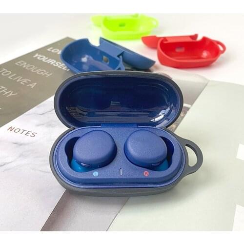 Hard Silicone Anti-drop Storage Cover Shell For Sony WF-XB700 Earbuds Soft Cover Colorful Case For Airdrops Hard Case